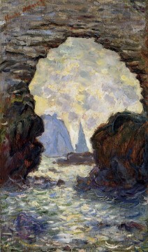 The Rock Nadel gesehen durch die Porte d Aumont Claude Monet Ölgemälde